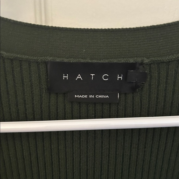 Hatch Olive Ribbed Sweater - Picture 3 of 9
